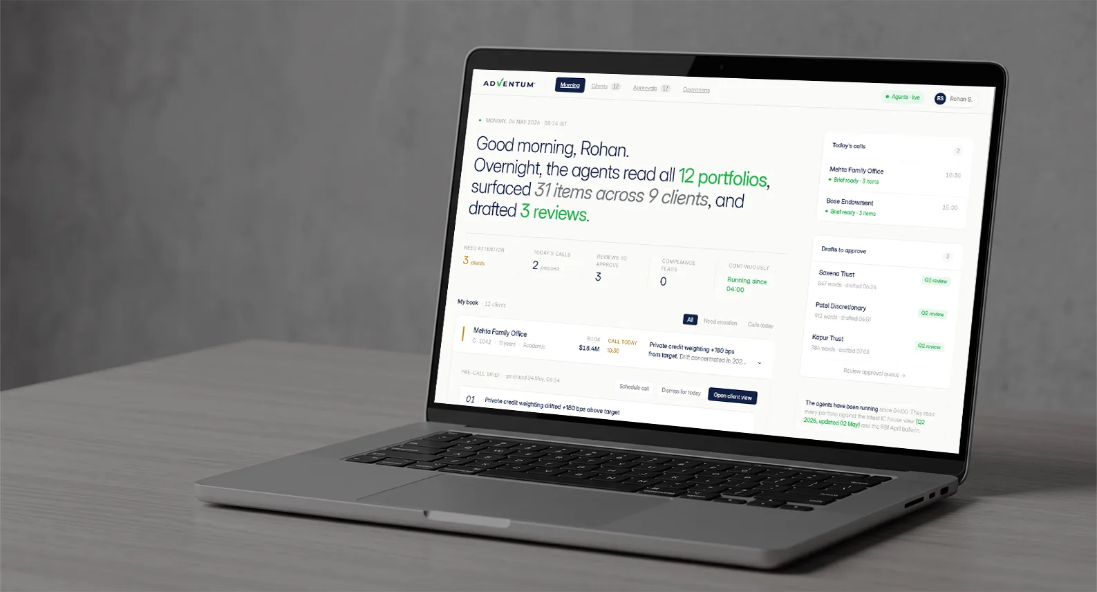 Adventum Agentic — investment analysis workflow