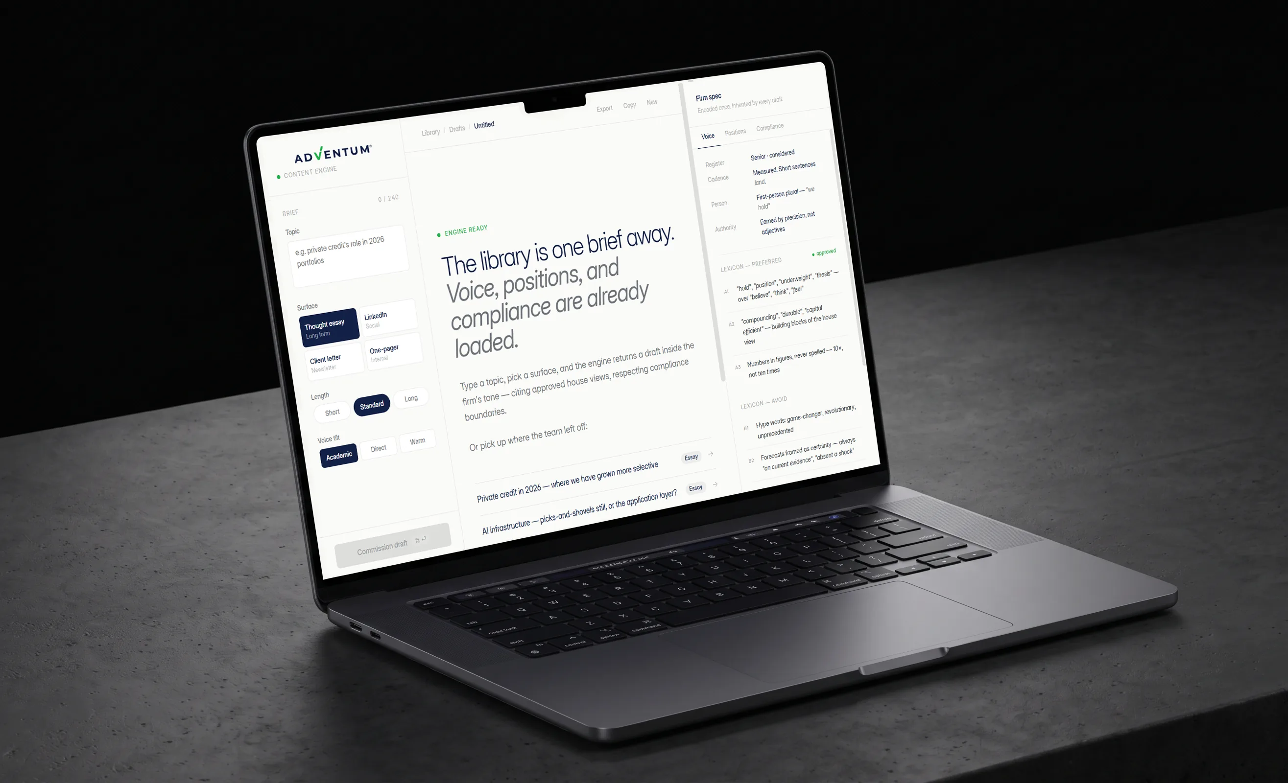 Adventum — AI content & distribution